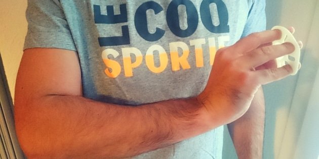 échauffement des doigt avec le powerfinger