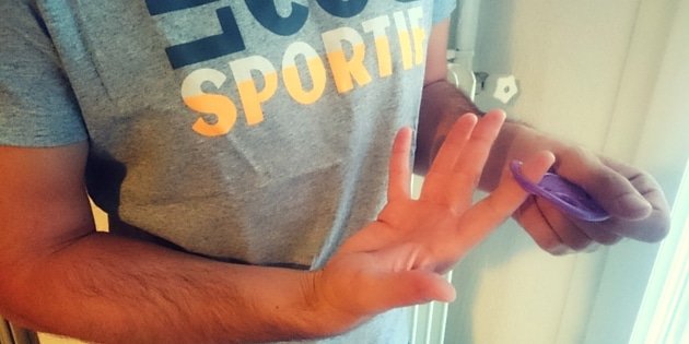 échauffement des doigt avec le powerfinger