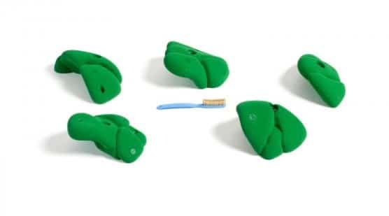 prises d'escalade type bac