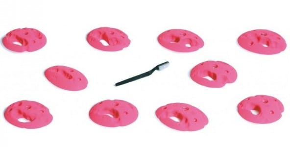 prise d'escalade type trou